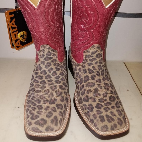 New Ariat 10010916 Quickdraw Kids Cowgirl Boot - Picture 2 of 3